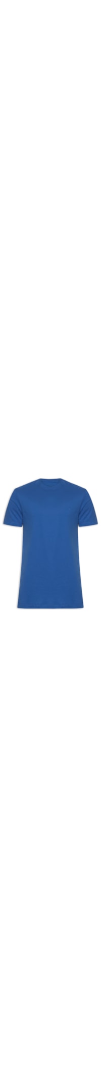 Camiseta Masculina Básica - Azul
