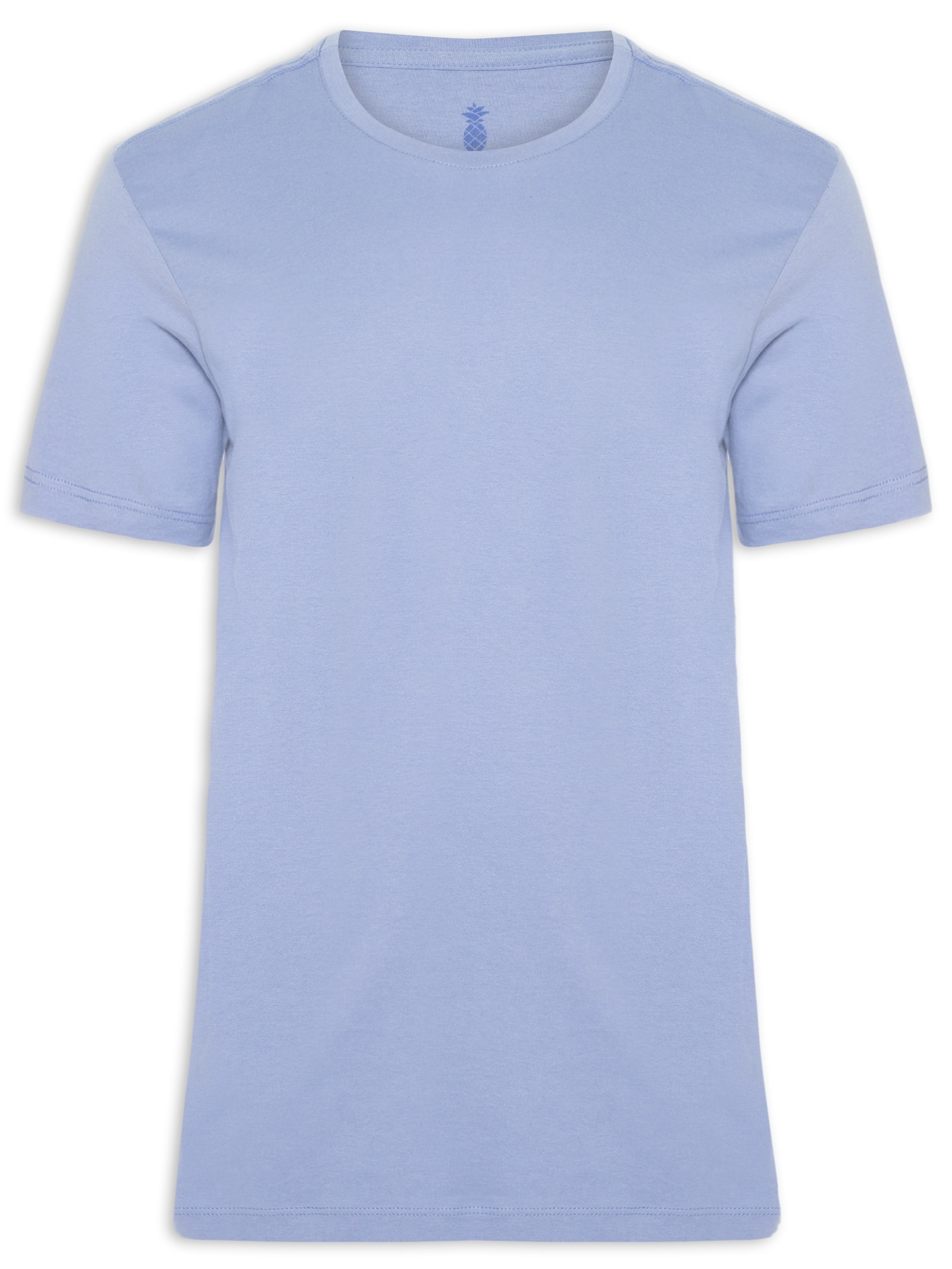 Camiseta Masculina Básica Azul Pineapple