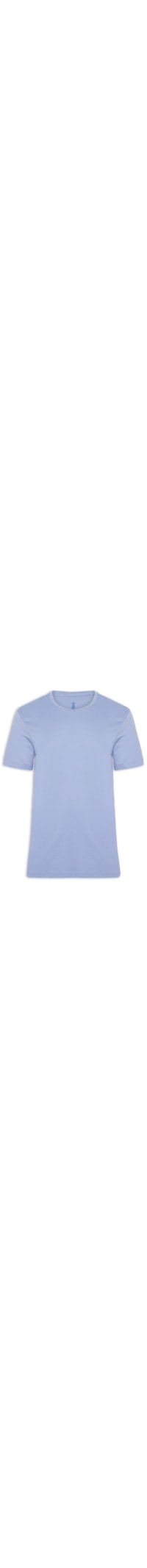 Camiseta Masculina Básica - Azul