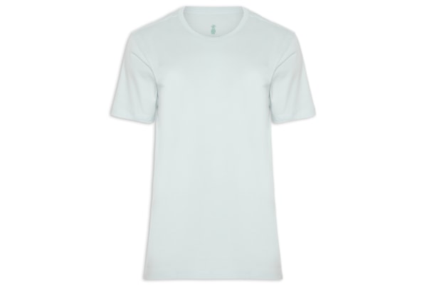 Camiseta Masculina Básica - Azul
