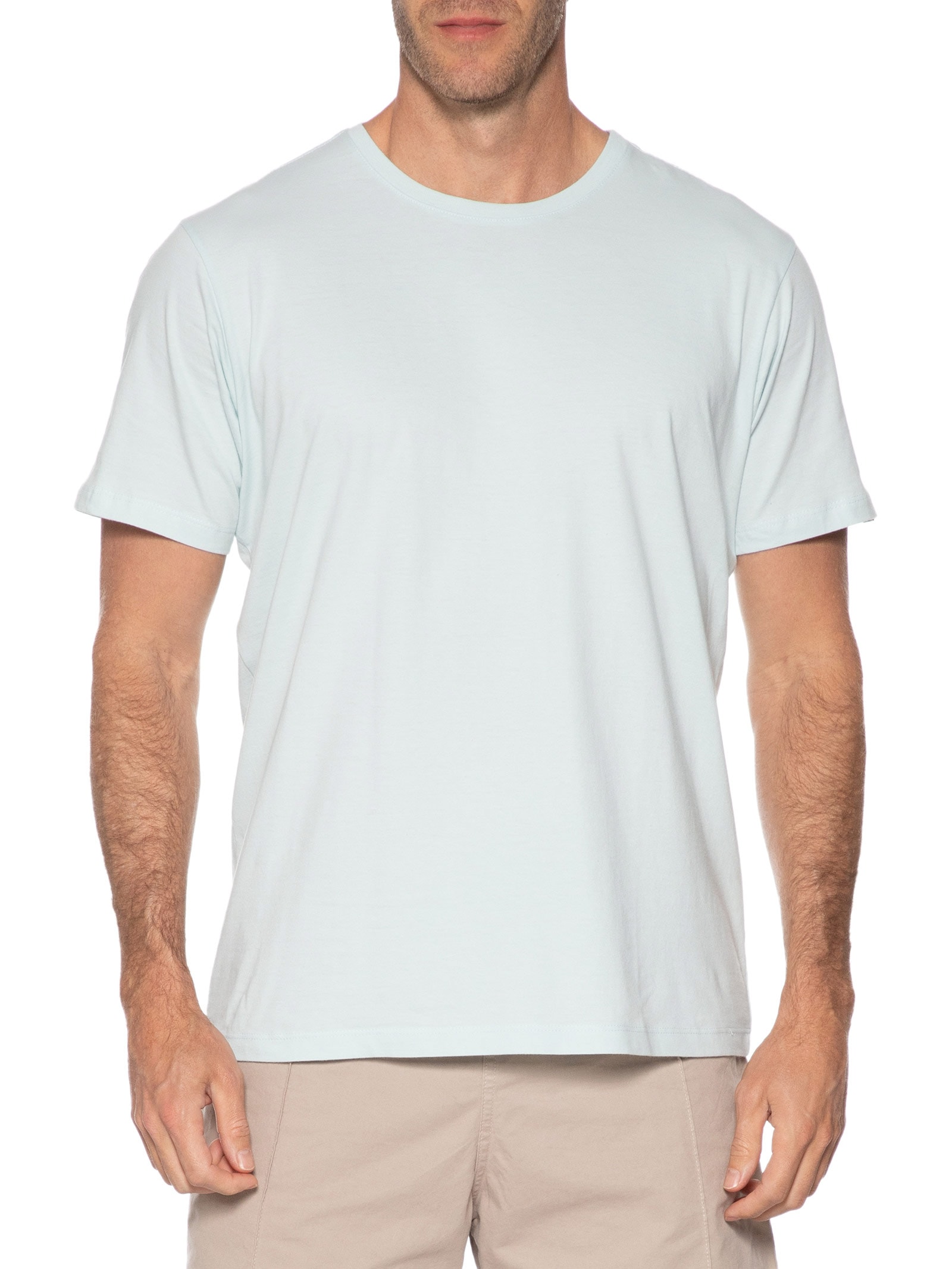 Camiseta Masculina Básica Azul Pineapple