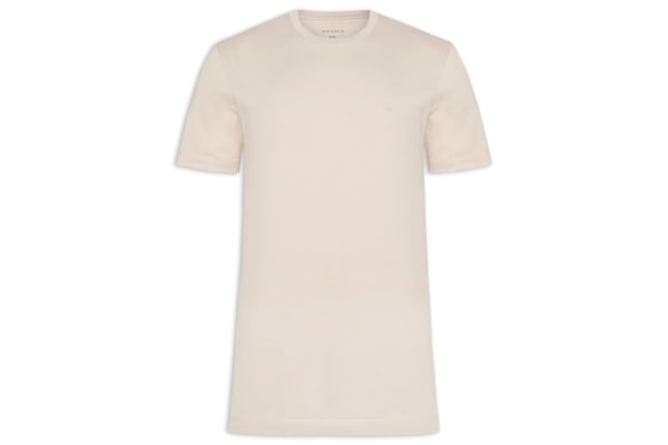 Camiseta Masculina Básica - Bege