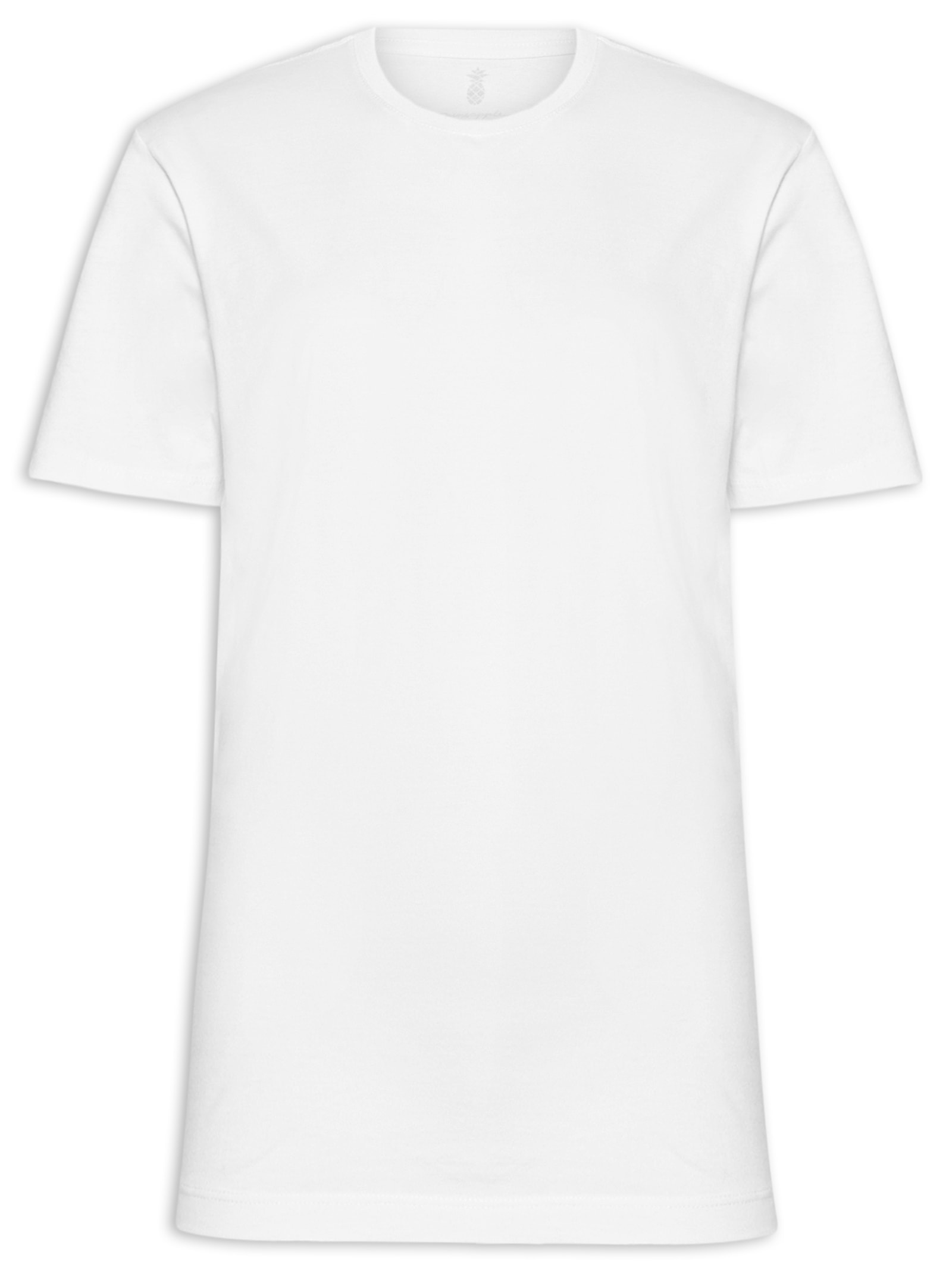 Camiseta Masculina Básica Branco Pineapple