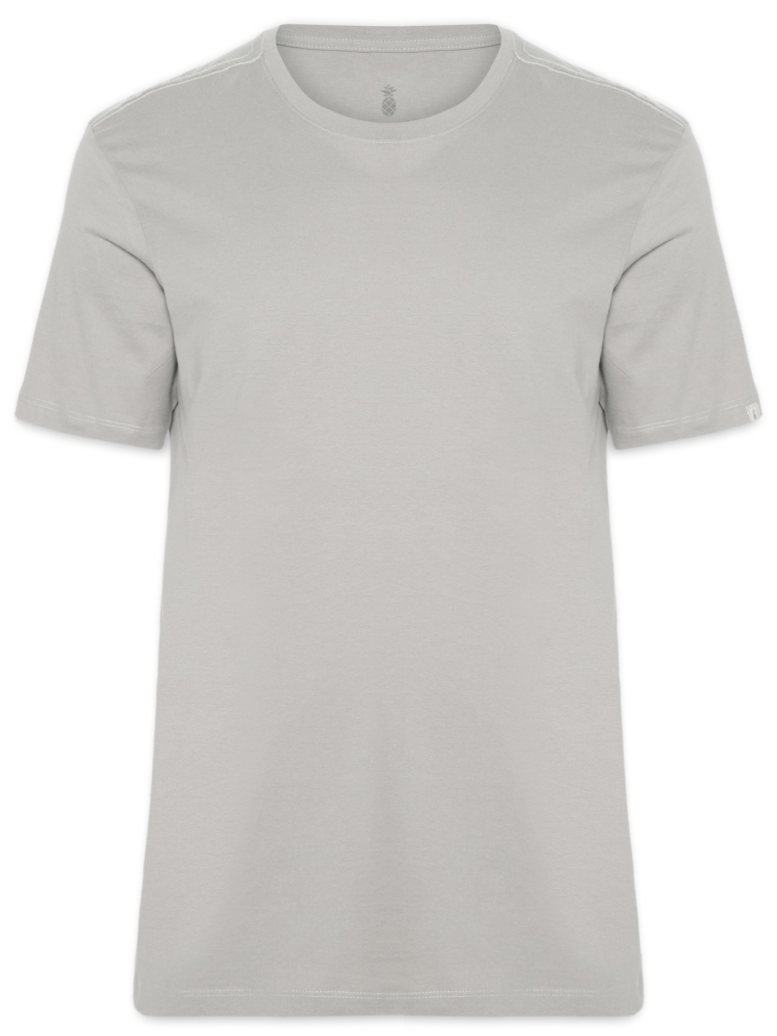 Camiseta Masculina Básica Cinza Pineapple