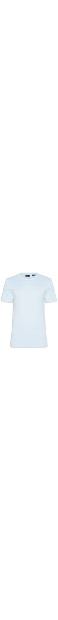 Camiseta Masculina Básica Em Algodão - Azul