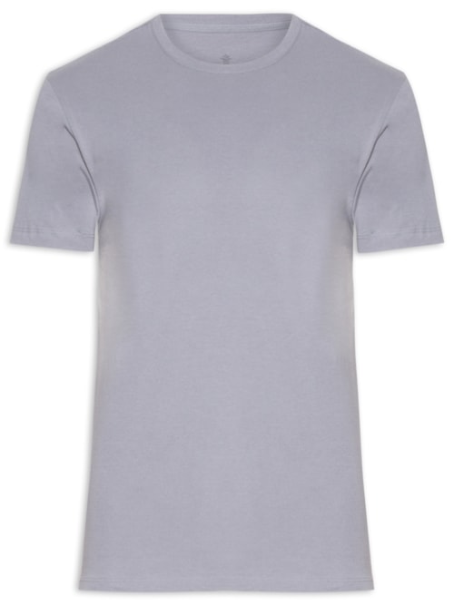 Camiseta Masculina Básica Em Algodão – Azul