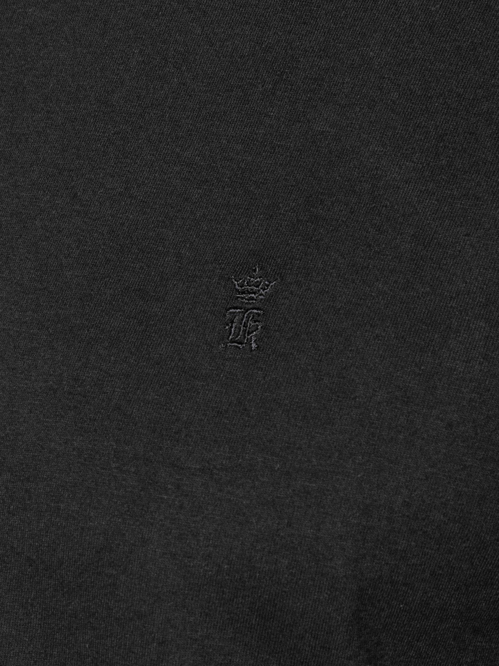 Camiseta Masculina Básica Em Algodão Preto Sergio K