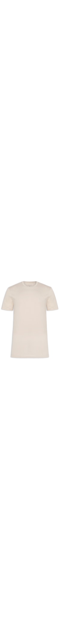Camiseta Masculina Básica Em Algodão – Bege