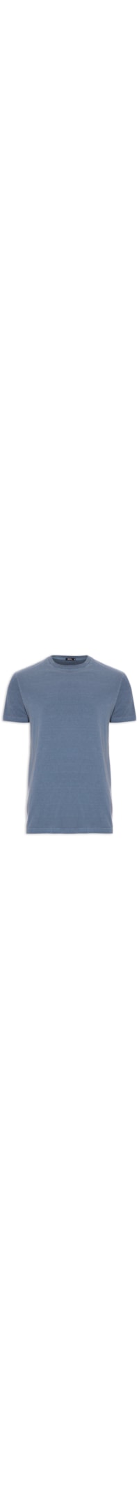 Camiseta Masculina Básica Estonada - Azul