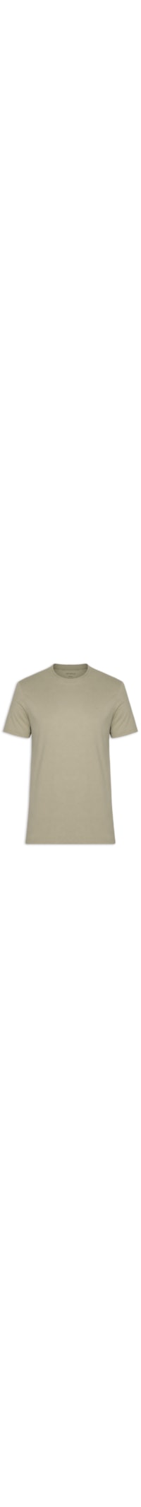 Camiseta Masculina Básica Logo Surton - Bege