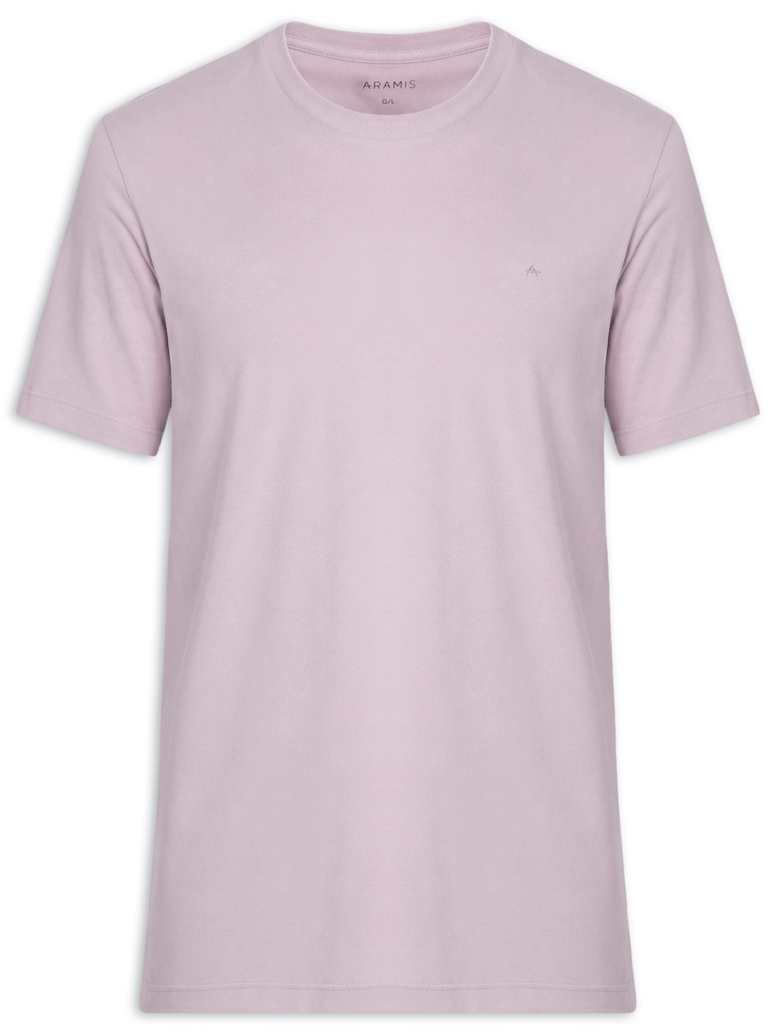 Camiseta Masculina Básica Logo Surton Rosa Aramis