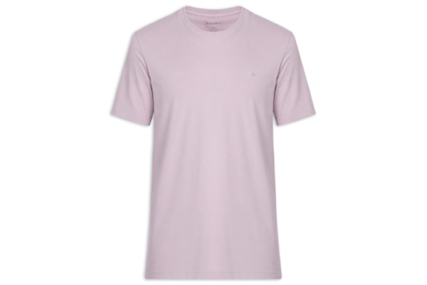Camiseta Masculina Básica Logo Surton - Rosa