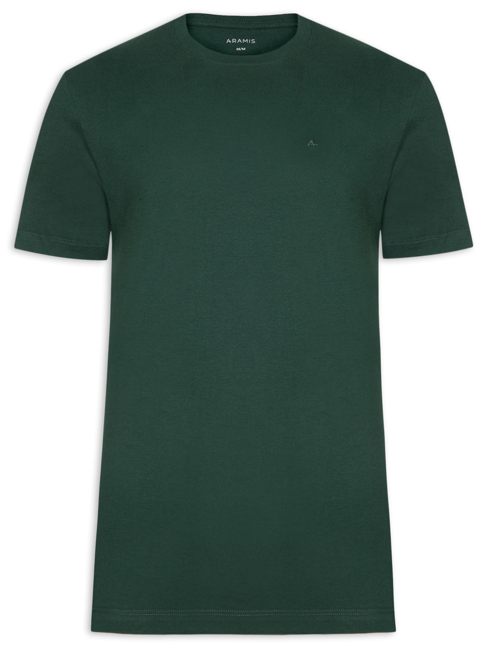 Camiseta Masculina Básica Logo Surton Verde Aramis