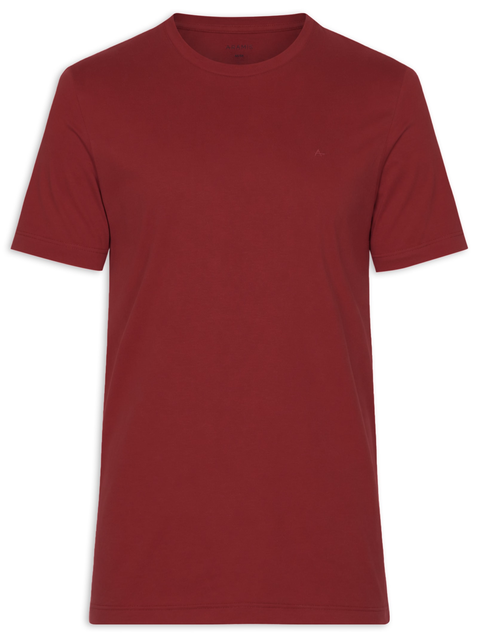 Camiseta Masculina Básica Logo Surton Vermelho Aramis