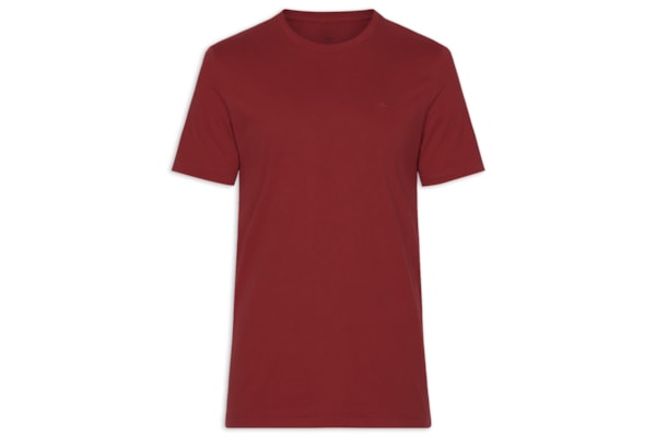 Camiseta Masculina Básica Logo Surton - Vermelho