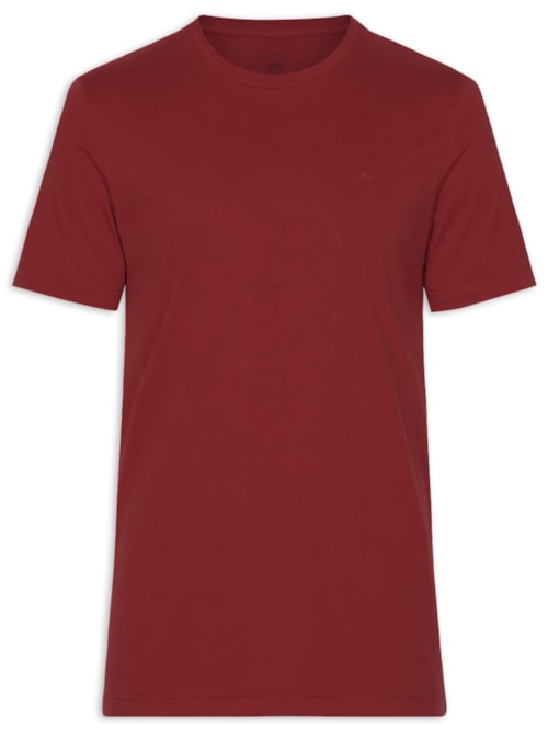 Camiseta Masculina Básica Logo Surton - Vermelho