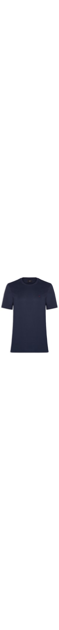 Camiseta Masculina Básica Manga Curta - Azul