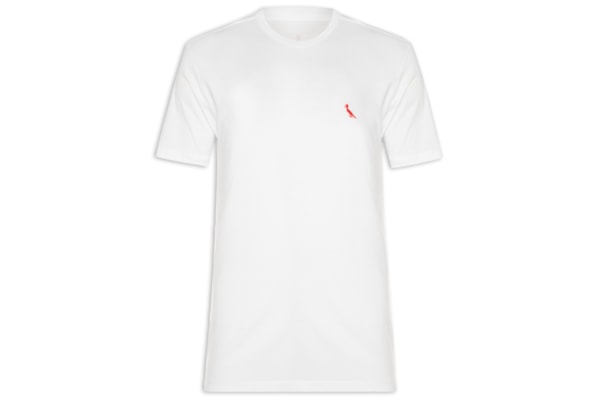 Camiseta Masculina Básica Manga Curta - Branco