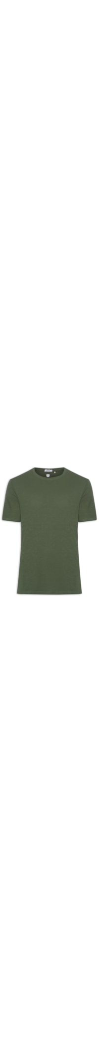Camiseta Masculina Básica Manga Curta - Verde