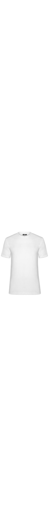 Camiseta Masculina Básica Modelo Slim - Branco