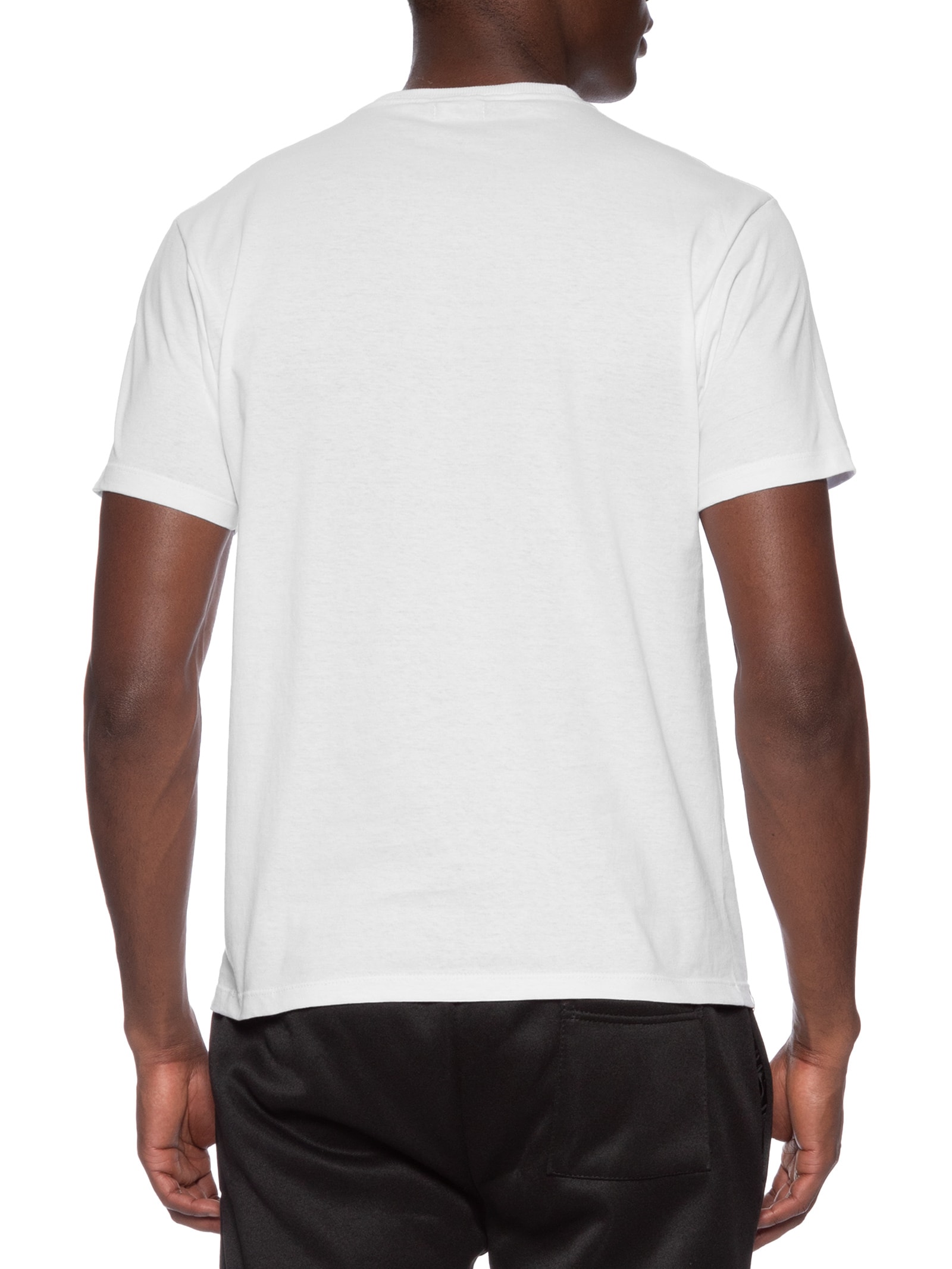 Camiseta Masculina Básica Modelo Slim Branco  Basiq Men