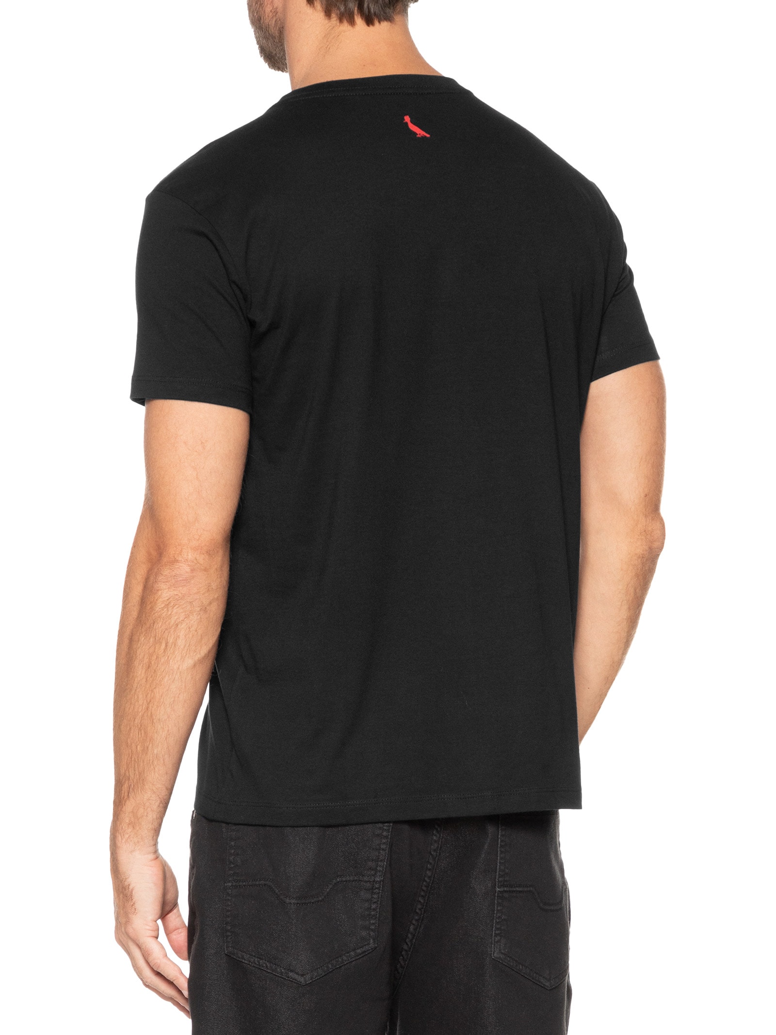 Camiseta Masculina Básica Namorados Preto Reserva