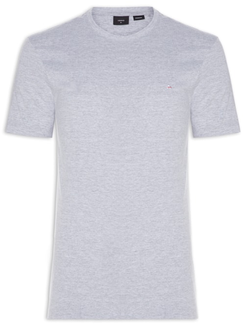 Camiseta Masculina Básica (PA) - Cinza