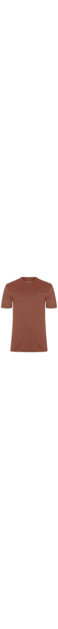 Camiseta Masculina Básica (Pa) - Marrom