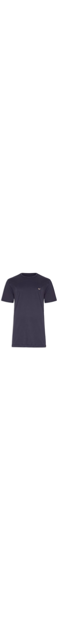 Camiseta Masculina Basica Pima - Azul