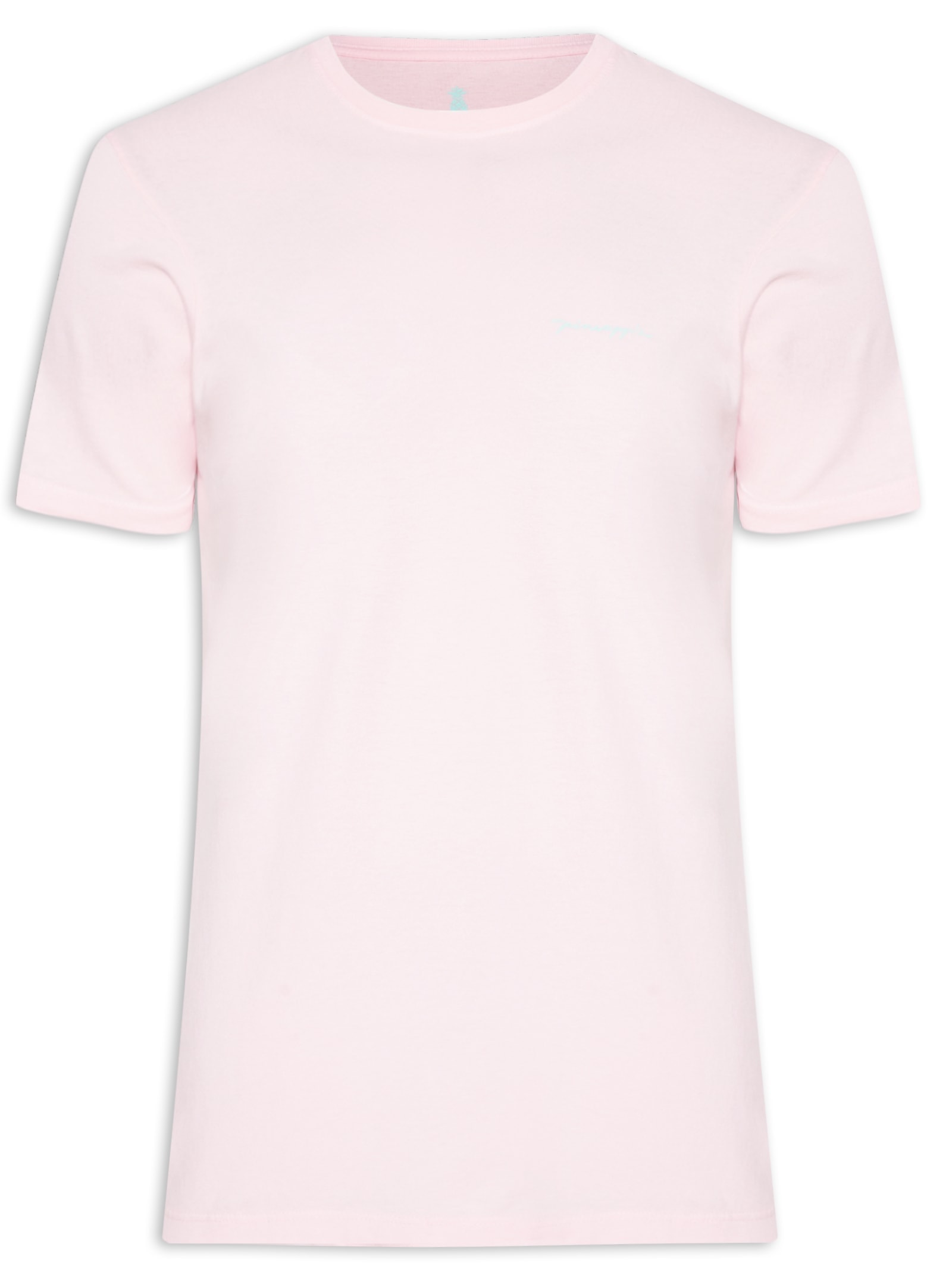 Camiseta Masculina Básica Pine Rosa Pineapple