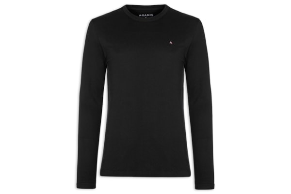 Camiseta Masculina Básica - Preto