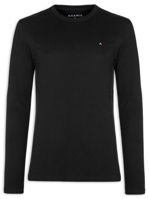 Camiseta Masculina Básica – Preto