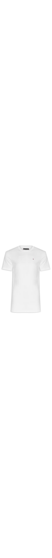 Camiseta Masculina Básica Regular Fit Em Algodão - Branco