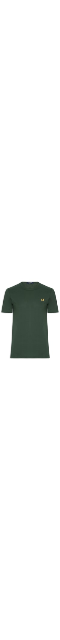 Camiseta Masculina Básica Regular Fit Gola Careca Em Algodão - Verde