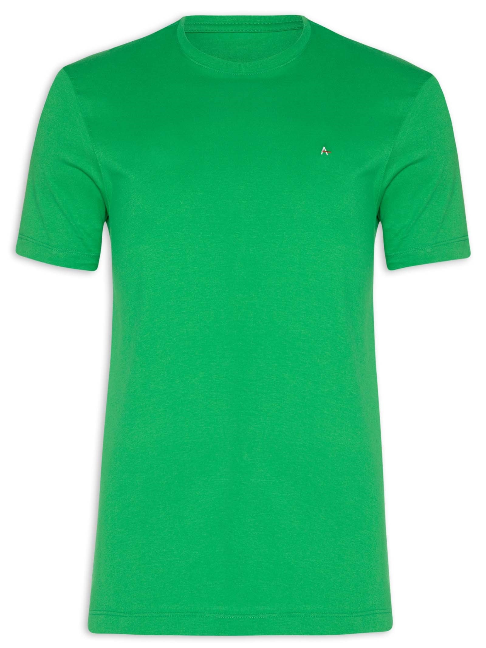 Camiseta Masculina Básica - Verde