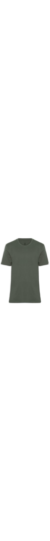 Camiseta Masculina Básica - Verde