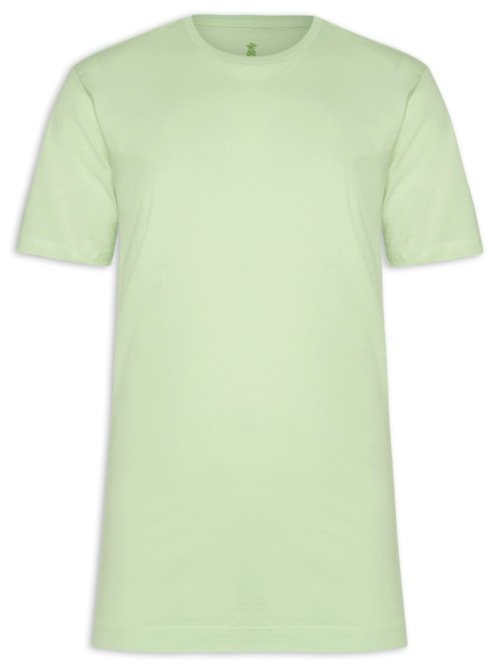 Camiseta Masculina Básica – Verde