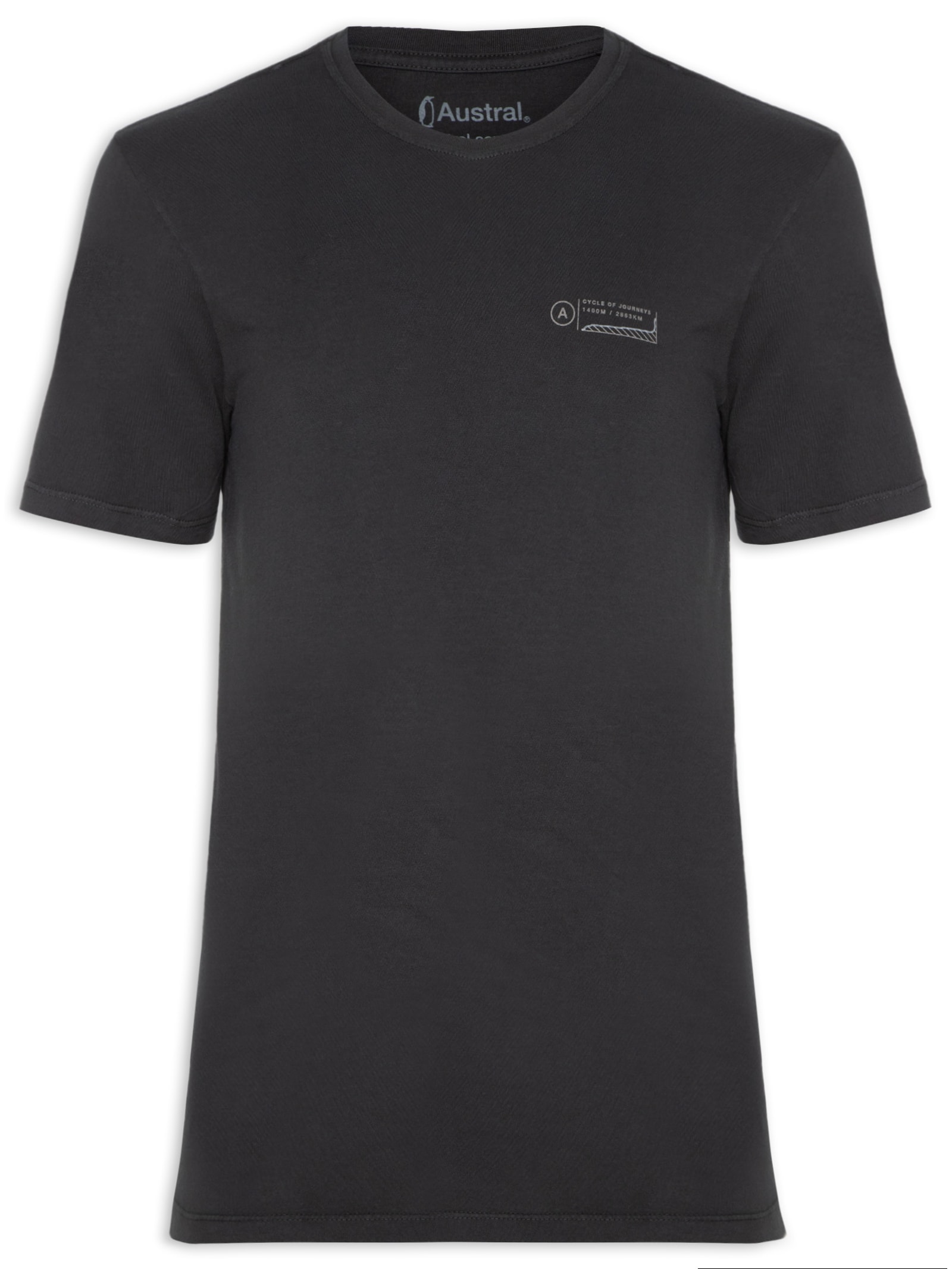 Camiseta Masculina Basin Preto Austral