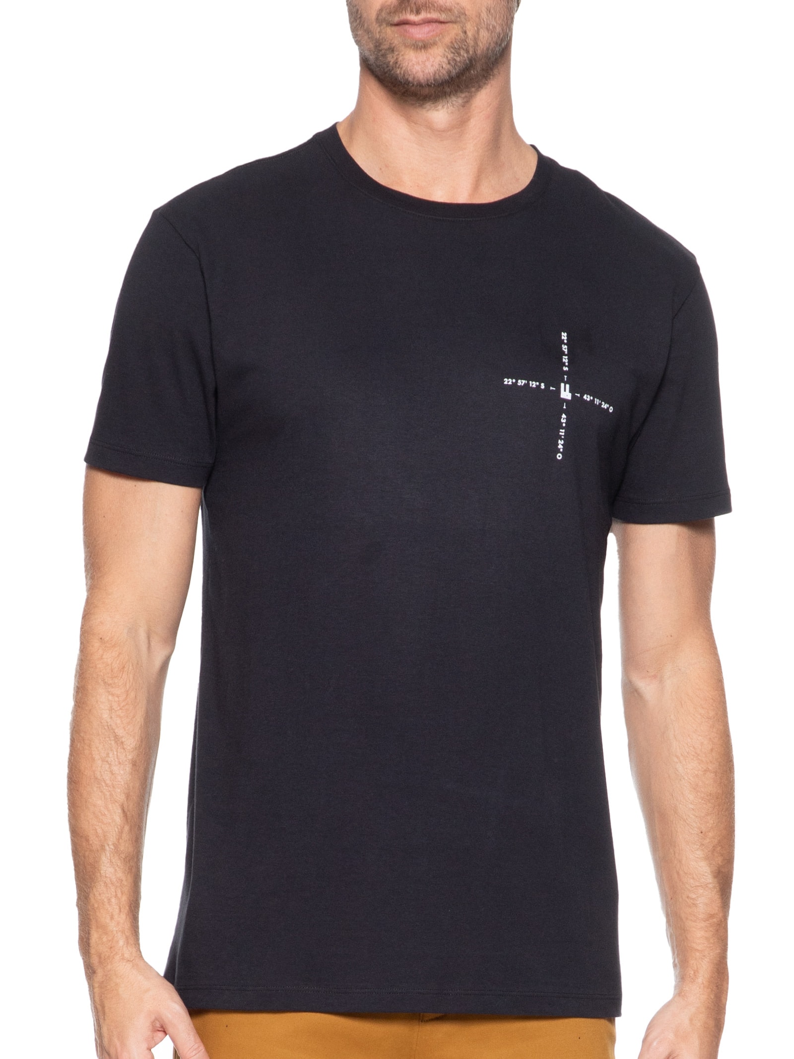 Camiseta Masculina Bay Preto Foxton