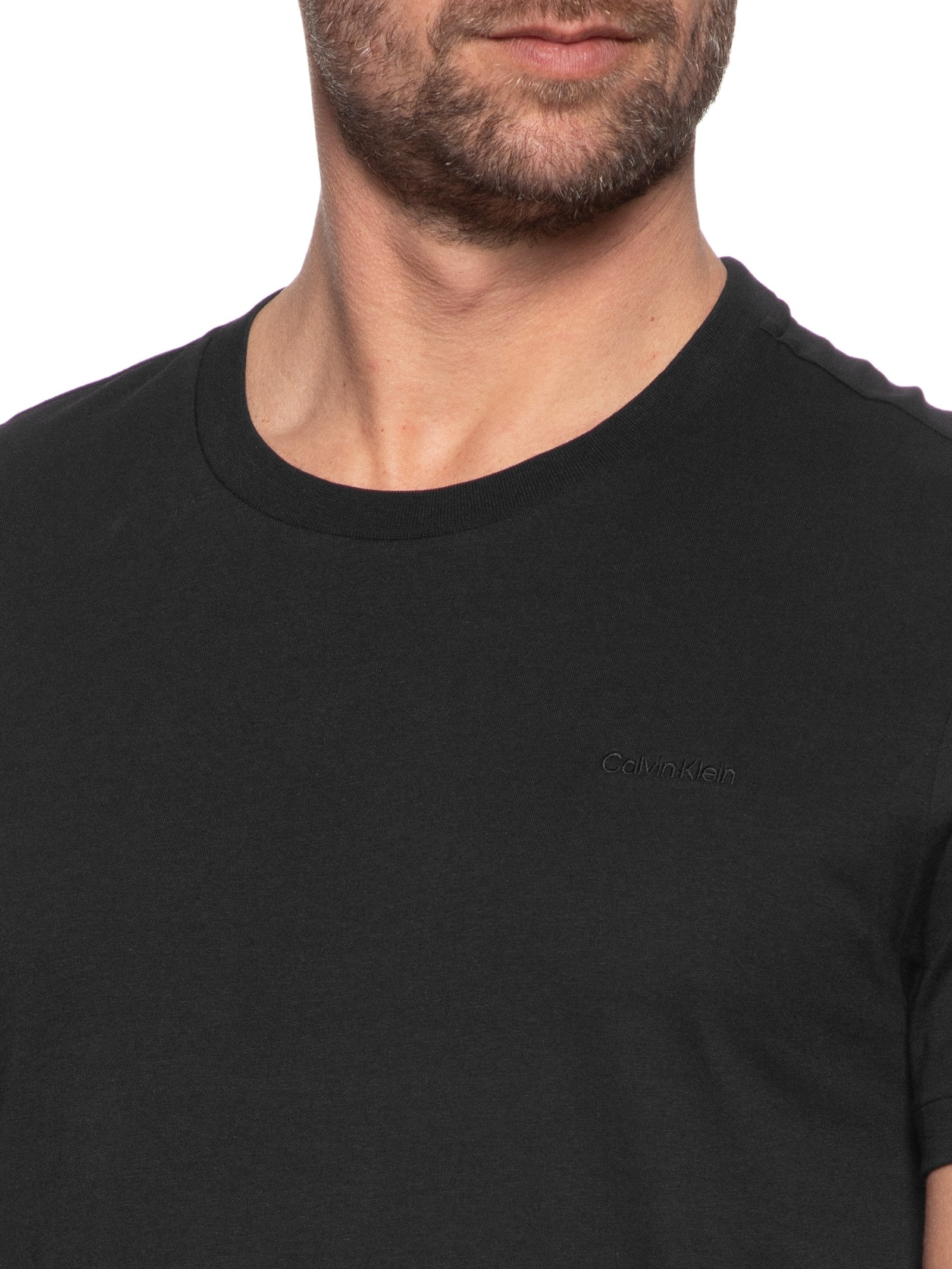 Camiseta Masculina BC Liquid Touch Preto Calvin Klein - White Label