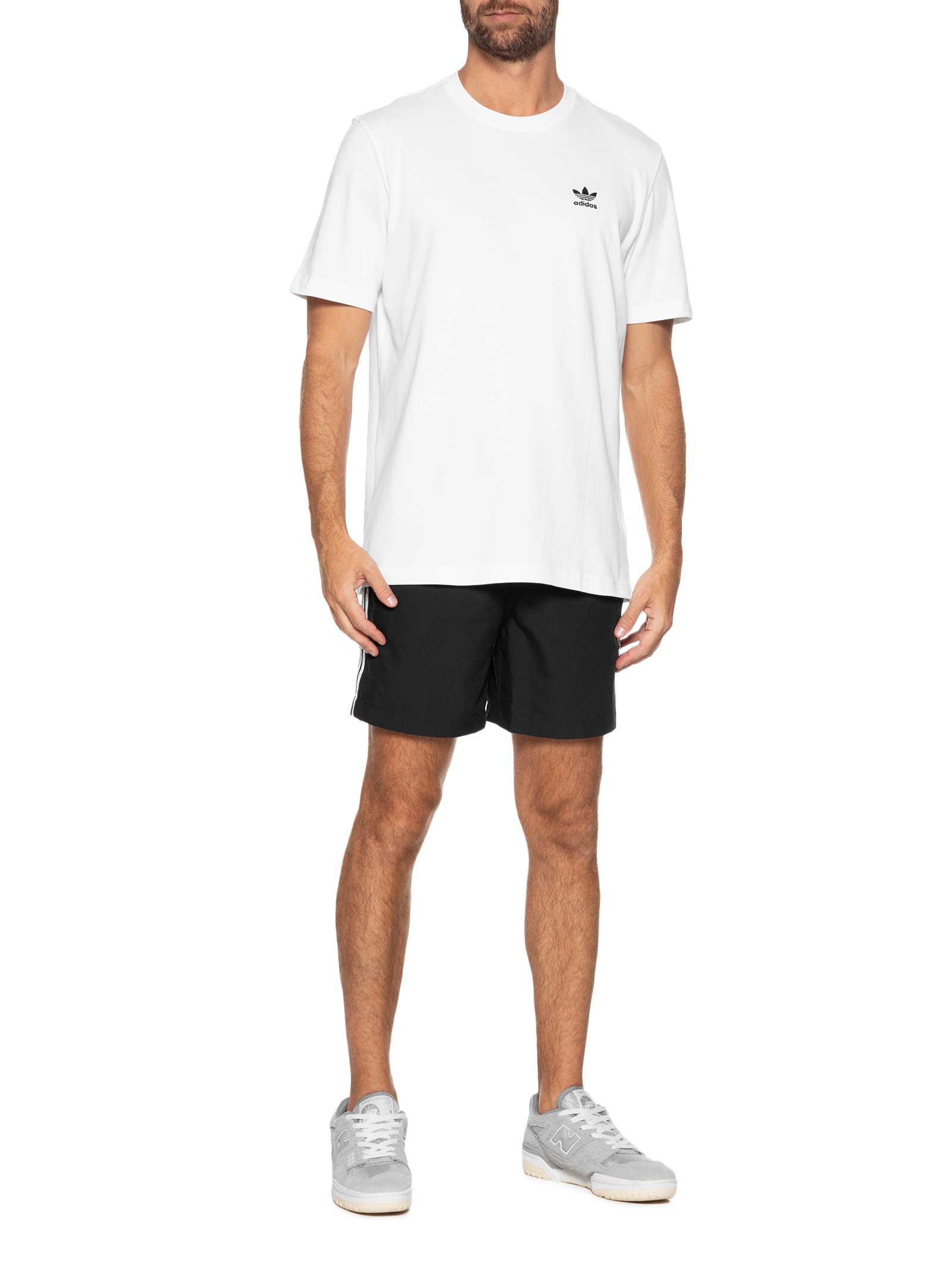 Adidas Originals - Camiseta Masculina Bf Trefoil - Branco