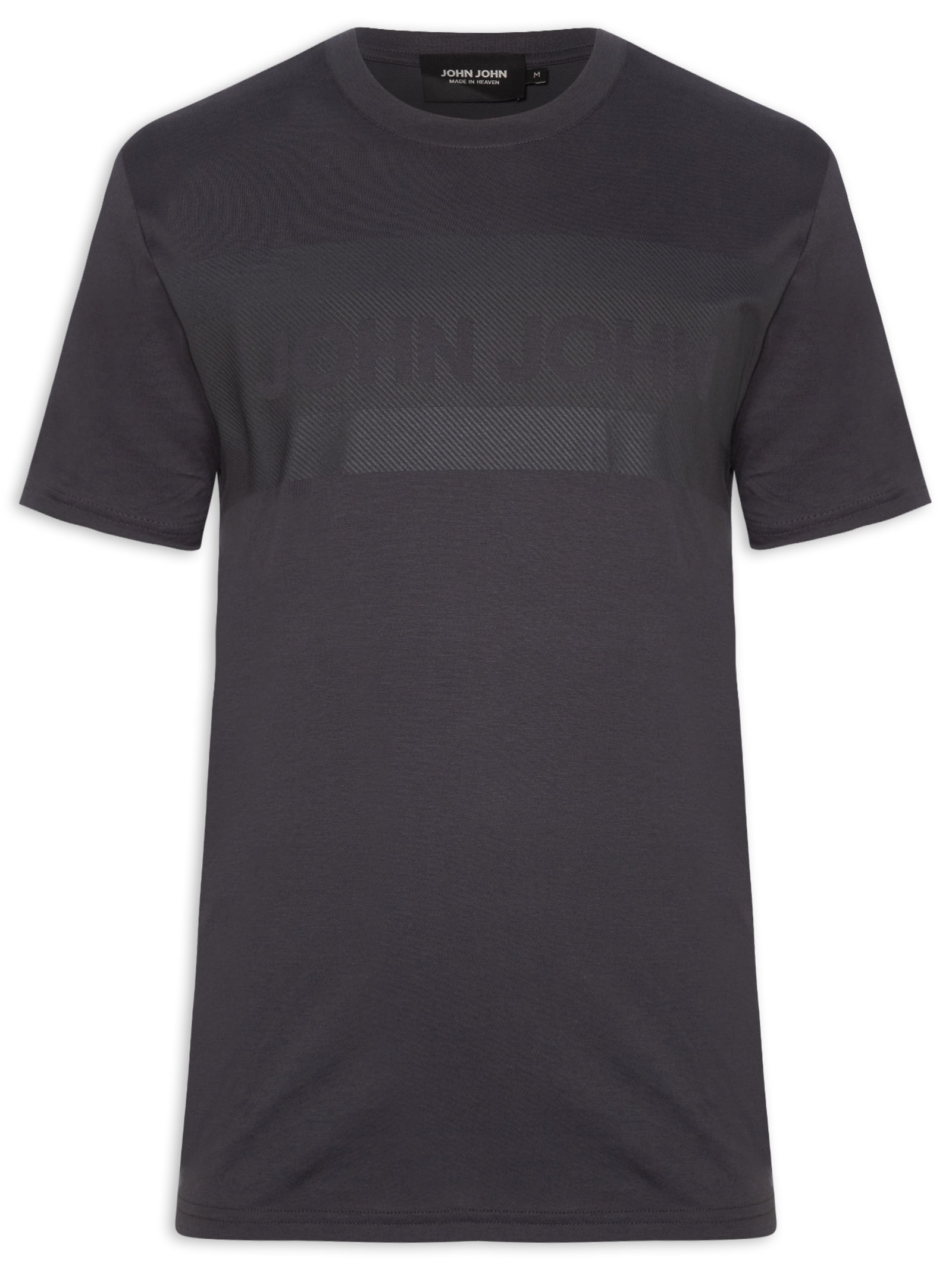 Camiseta Masculina Big John Line Cinza John John