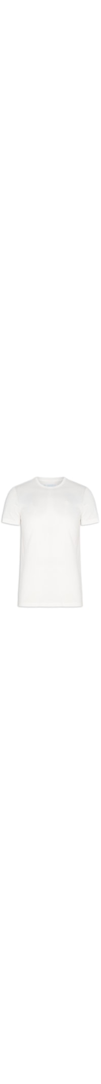 Camiseta Masculina Big Logo Flor - Off White