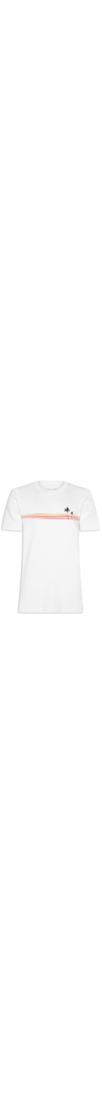 Camiseta Masculina Big Prisma Manga Curta - Branco