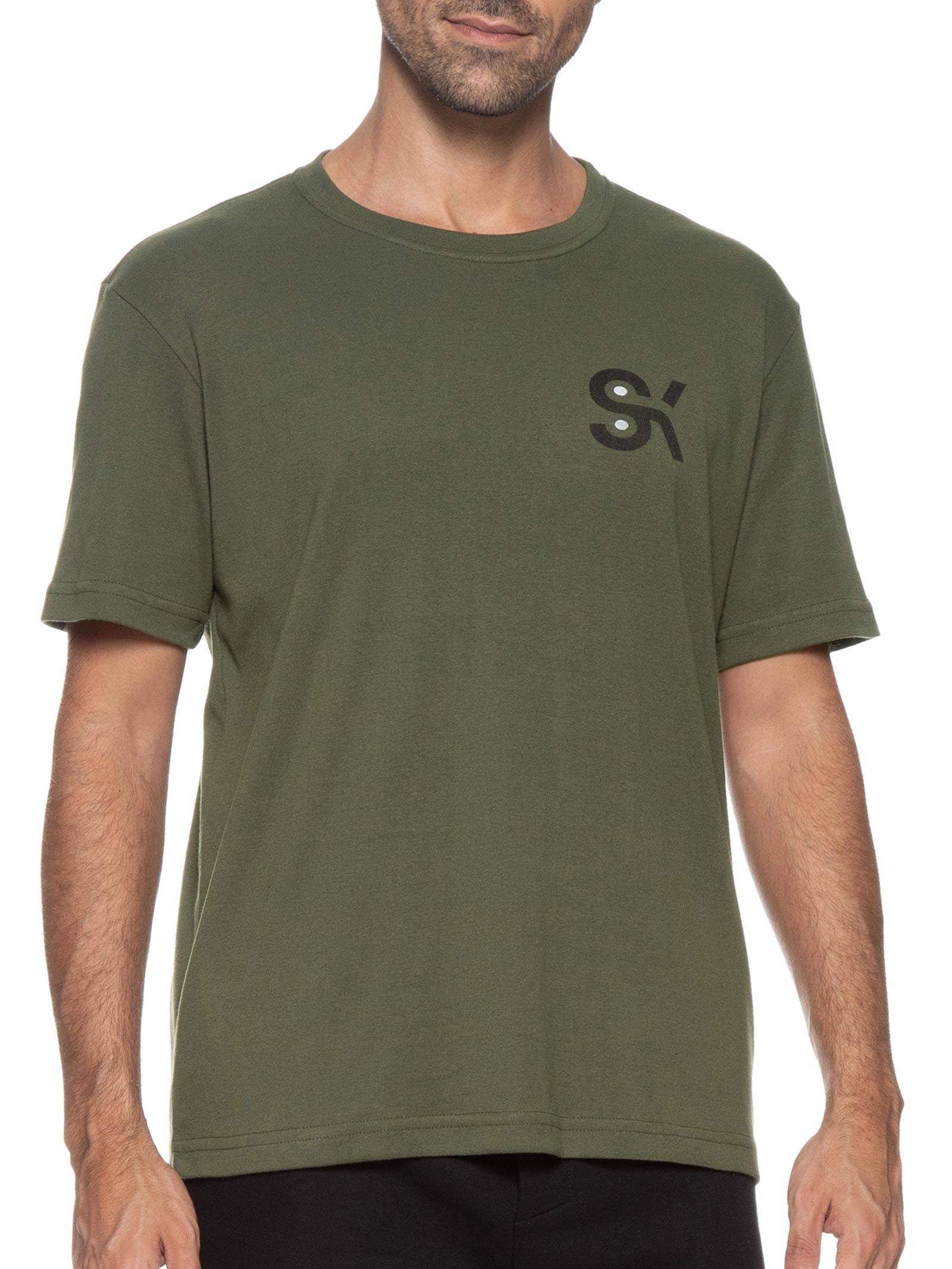 Camiseta Masculina Big Shirt Sk Urban Vehicle Verde Osklen