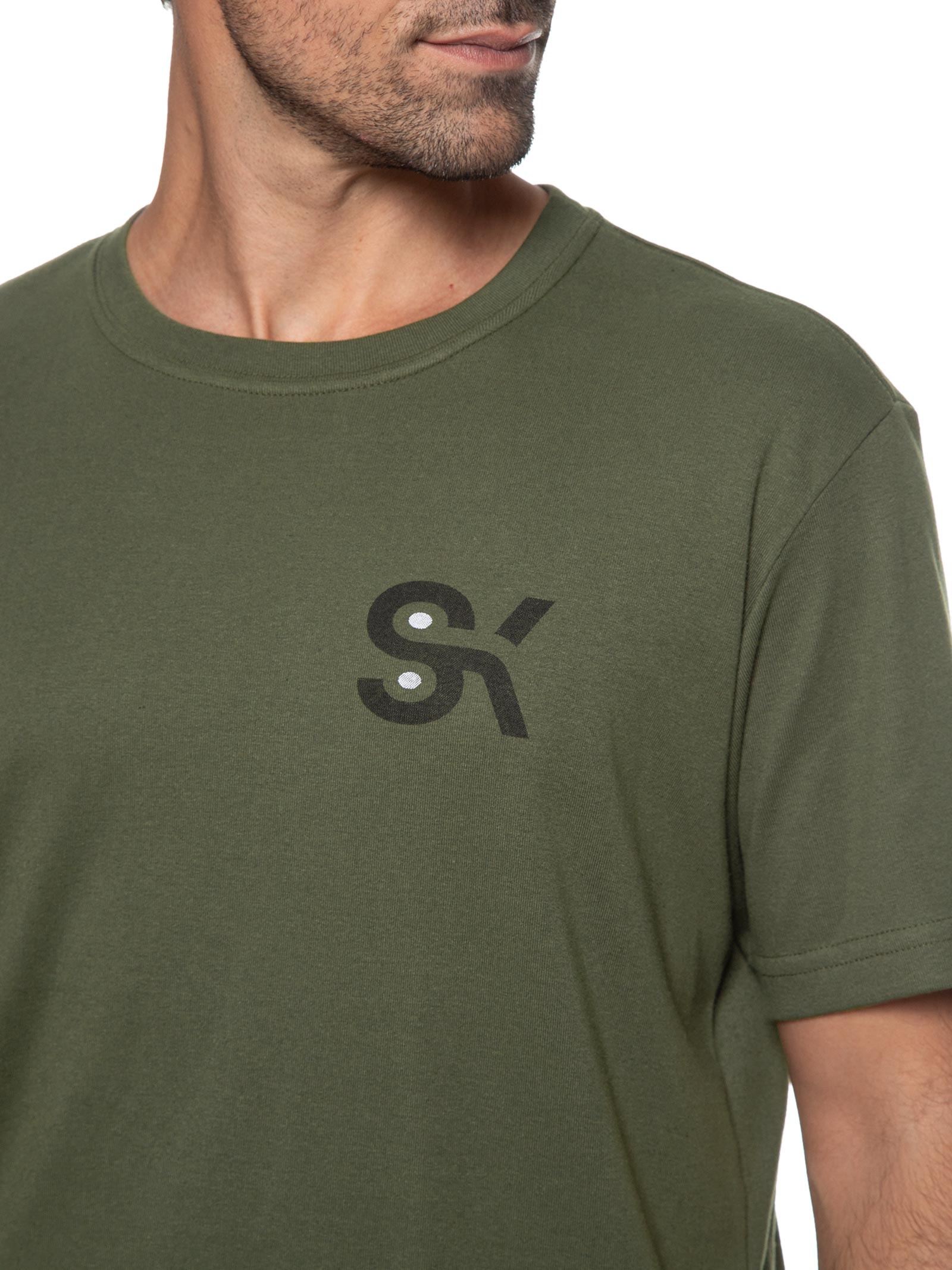 Camiseta Masculina Big Shirt Sk Urban Vehicle Verde Osklen