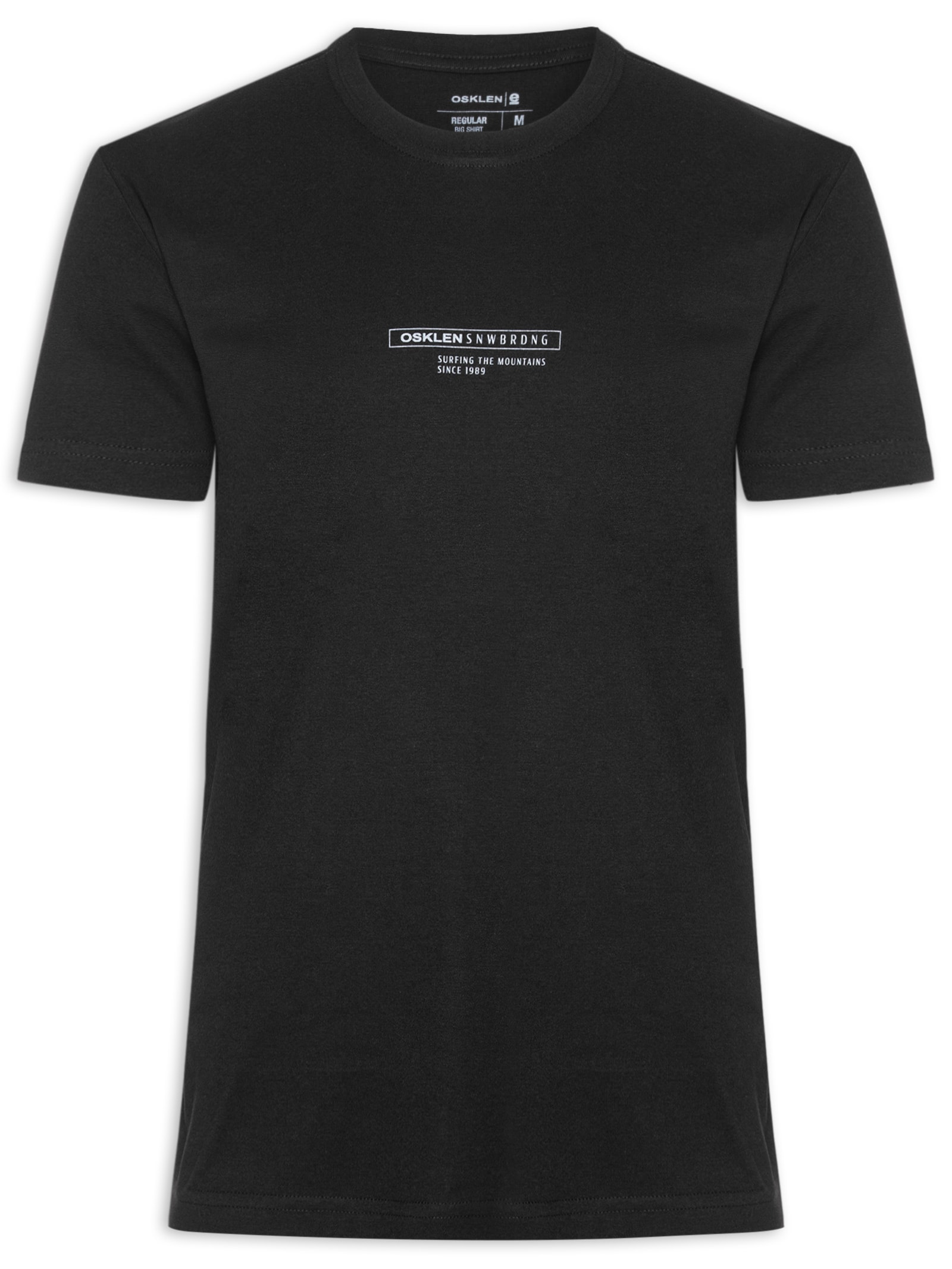 Camiseta Masculina Big Shirt SNWBRDNG  – Preto Osklen