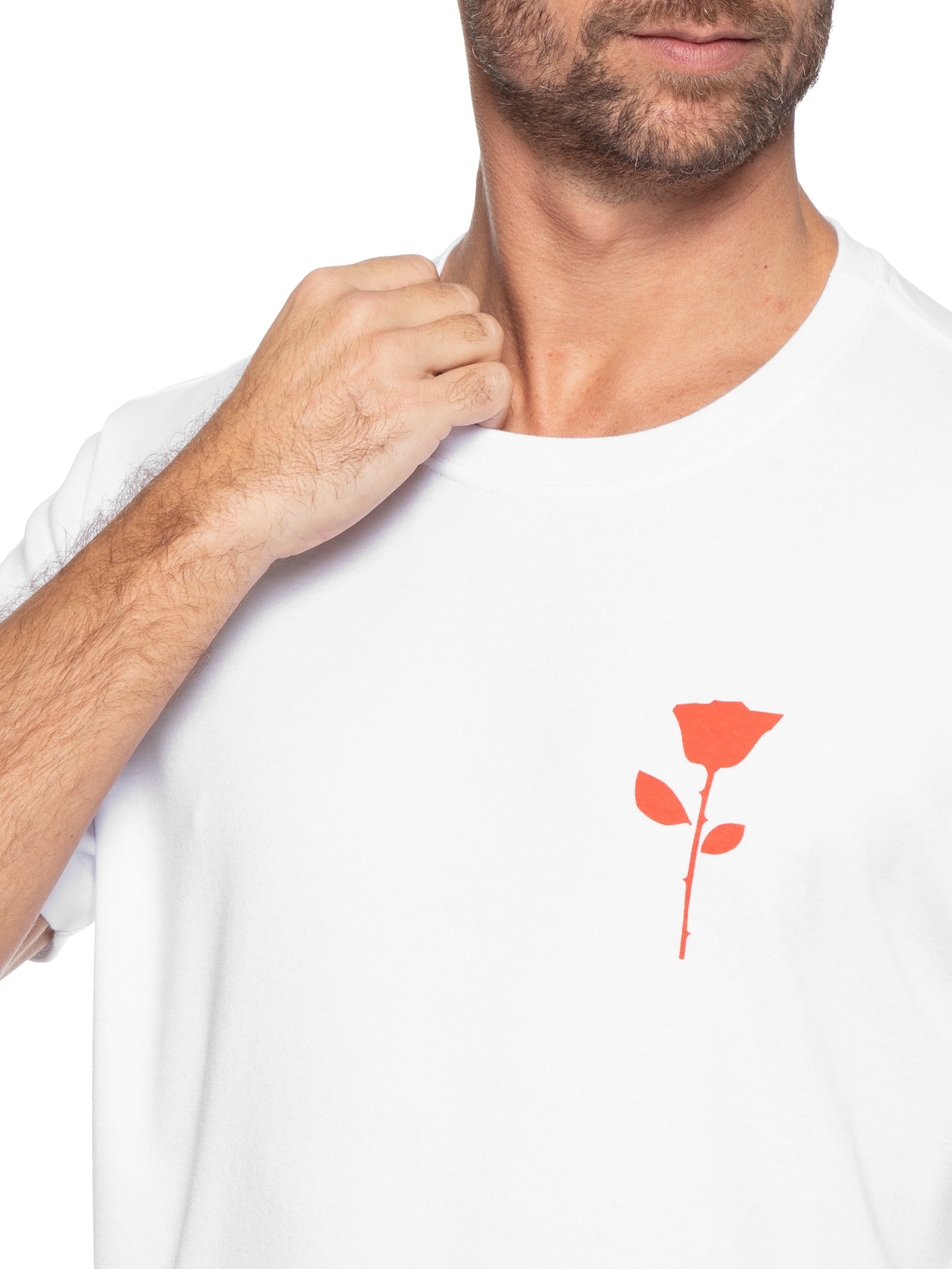 Camiseta Masculina Big Shirt Stc Artbook Branco Osklen