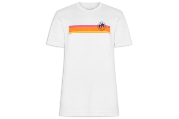 Camiseta Masculina Big Shirt Sunset Box - Branco