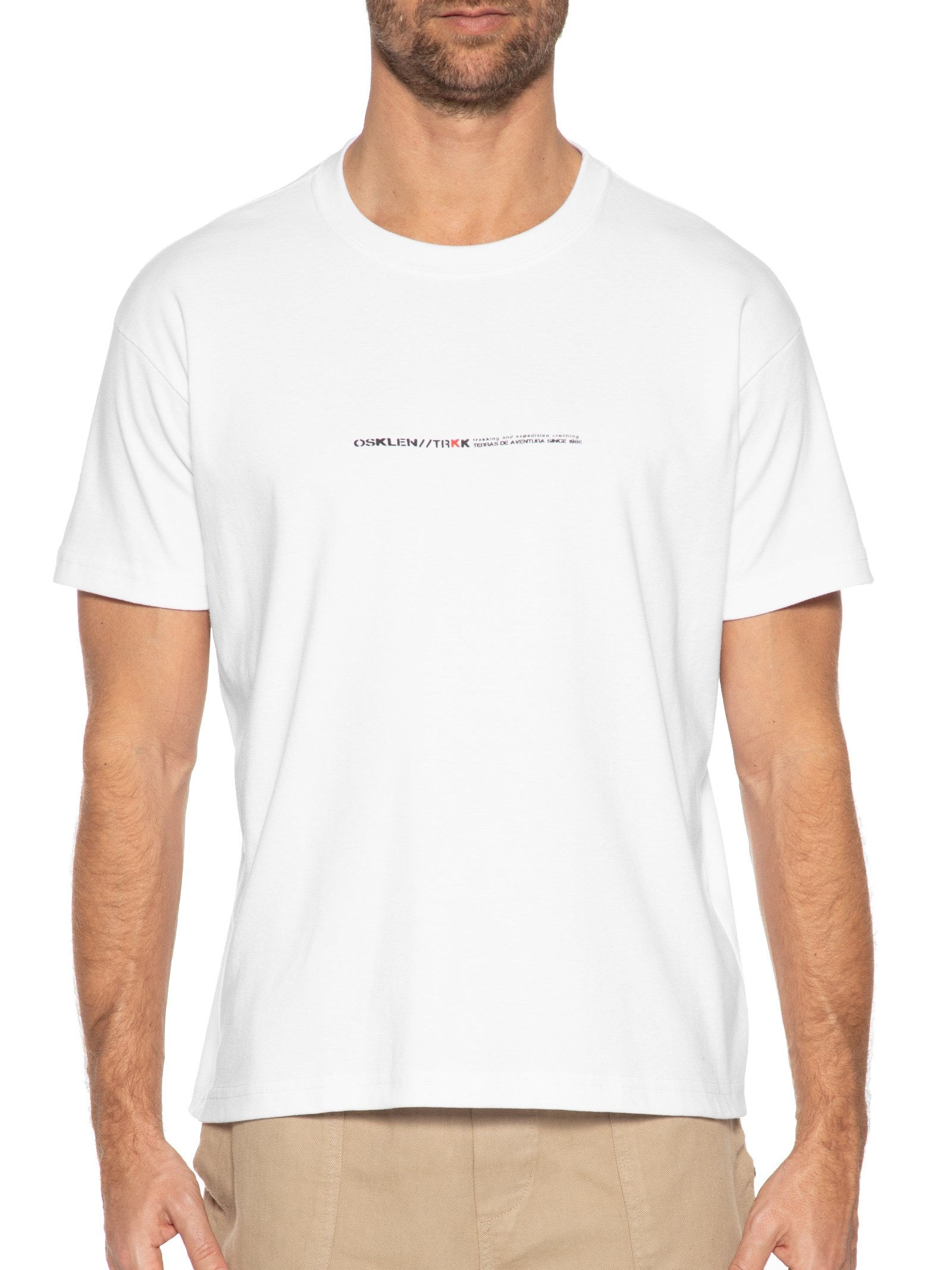 Camiseta Masculina Big Trkk Notes Branco Osklen